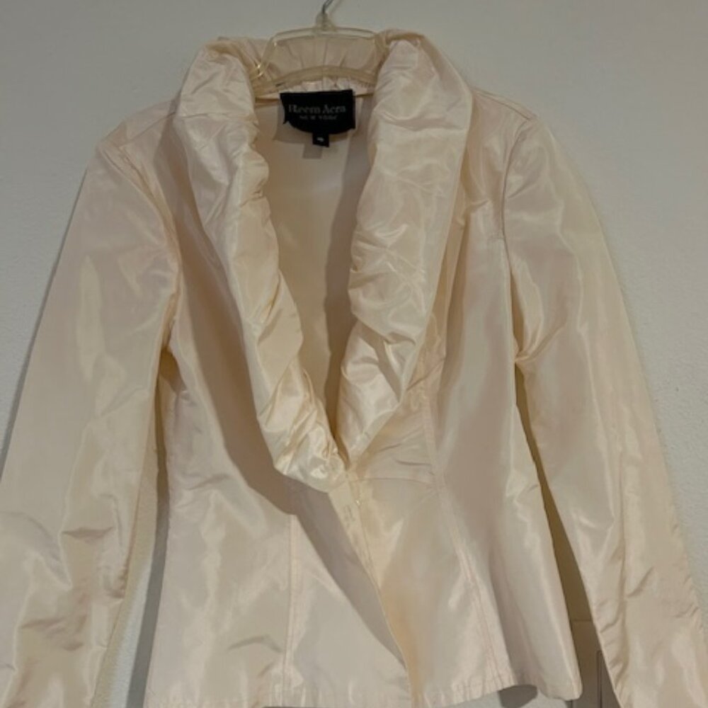 Cream color Reem Acra Jacket size 10